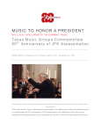 music to honor a president