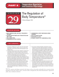 The Regulation of Body Temperature