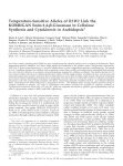 Temperature-Sensitive Alleles of RSW2 Link the KORRIGAN Endo