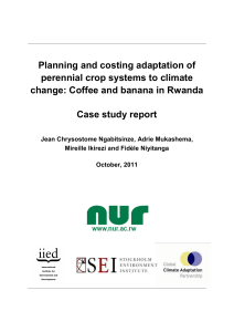 Planning and costing adaptation of perennial crop systems to