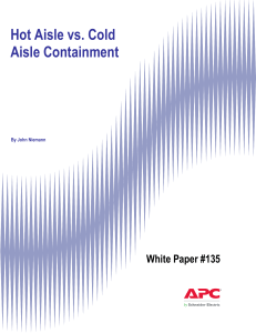 WP-135 Hot Aisle vs. Cold Aisle Containment