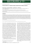 Flowering patterns in a seasonal tropical lowland forest in Western