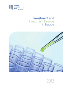 Investment and Investment Finance in Europe