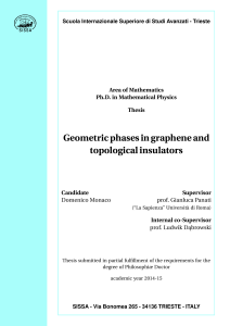 Geometric phases in graphene and topological insulators