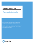 APPLICATION GUIDE Water softening basics