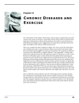 CHRONIC DISEASES AND EXERCISE