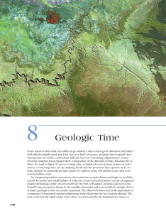 Geologic Time - North Coast Distance Education