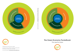The Green Economy Pocketbook : The case for action