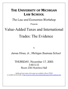 Value-Added Taxes and International Trades: The Evidence