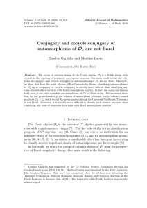 Conjugacy and cocycle conjugacy of automorphisms of O2 are not