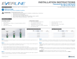 INSTALLATION INSTRUCTIONS