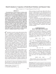 Model Evaluation by Comparison of Model