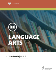 LIFEPAC® 7th Grade Language Arts Unit 9 Worktext