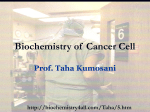 Biochemistry of Cancer Cell