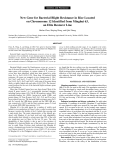 New Gene for Bacterial Blight Resistance in Rice Located