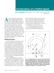 Acceleration of a Pulled Spool