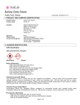 Safety Data Sheet - StatLab Medical Products