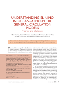 understanding el niño in ocean–atmosphere general