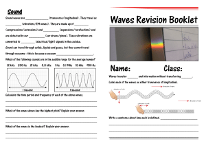Waves Revision Booklet