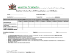 Daily Data Collection Form: SARI Hospitalizations and SARI Deaths