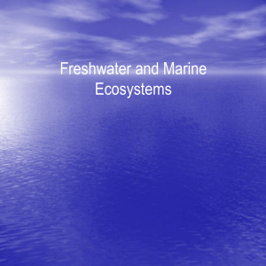 Freshwater and Marine Ecosystemsconversion