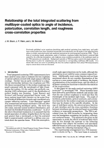 Relationship of the total integrated scattering from