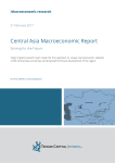 Central Asia Macroeconomic Overview, 21 February