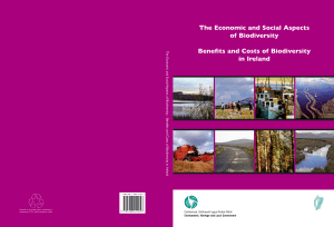 The Economic and Social Aspects of Biodiversity Benefits and Costs