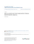 REGULATION OF THE OXIDATIVE STRESS RESPONSE BY ARID1A