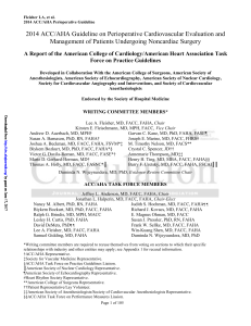 2014 ACC/AHA Guideline on Perioperative