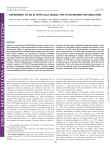 refinement of an in vitro cell model for cytochrome p450 induction