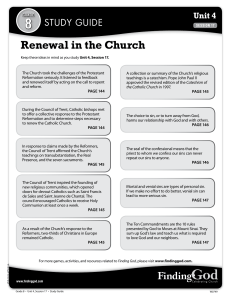 Renewal in the Church