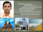 PhD from: Anna University, Chennai