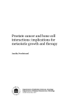 Prostate cancer and bone cell interactions: implications for