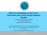 Bilateral and multilateral aid