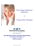 “Nerve Hyper-Sensitivity” Syndromes