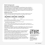 Math Background