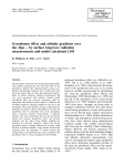 Greenhouse effect and altitude gradients over the Alps – by