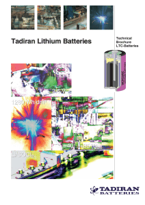 Technical Brochure LTC-Batteries