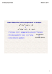 Dividing Polynomials