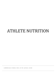 athlete nutrition