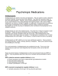 Psychopharm study guide