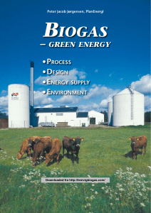 Biogas – Green Energy Process, Design, Energy