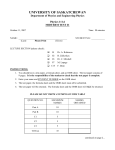 2007-08 Test 1 - Physics and Engineering Physics