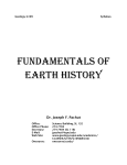 fundamentals of earth history