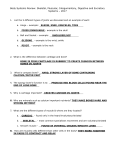 Body Systems Review: Skeletal, Muscular, Integumentary, Digestive