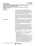 Transformers, Secondary Conductors, and Overcurrent