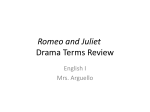 Romeo and Juliet Drama Terms Review