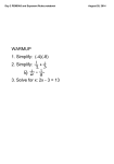 Day 2 PEMDAS and Exponent Rules.notebook