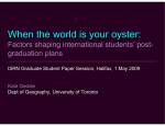 Factors Shaping International Students` Post